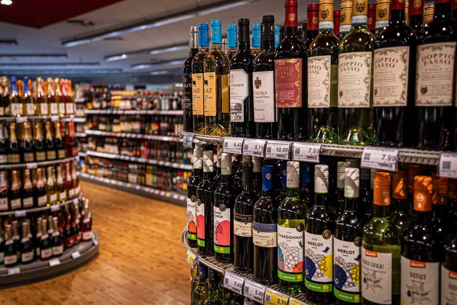 Wein und Spirituosen